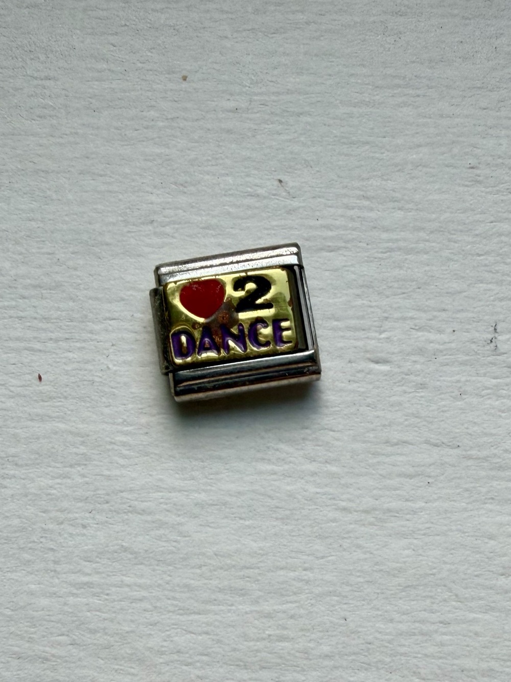 I Heart Dance Italian Charm Link